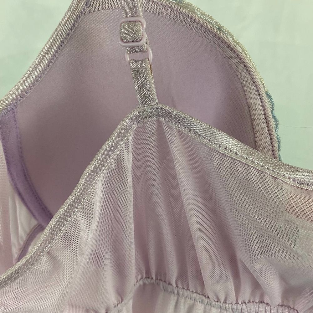 Flora Intimately Lavender cami slip padded bra - Picture 6 of 9